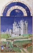 LIMBOURG brothers Les Tres Riches Heures du Duc de Berry china oil painting artist